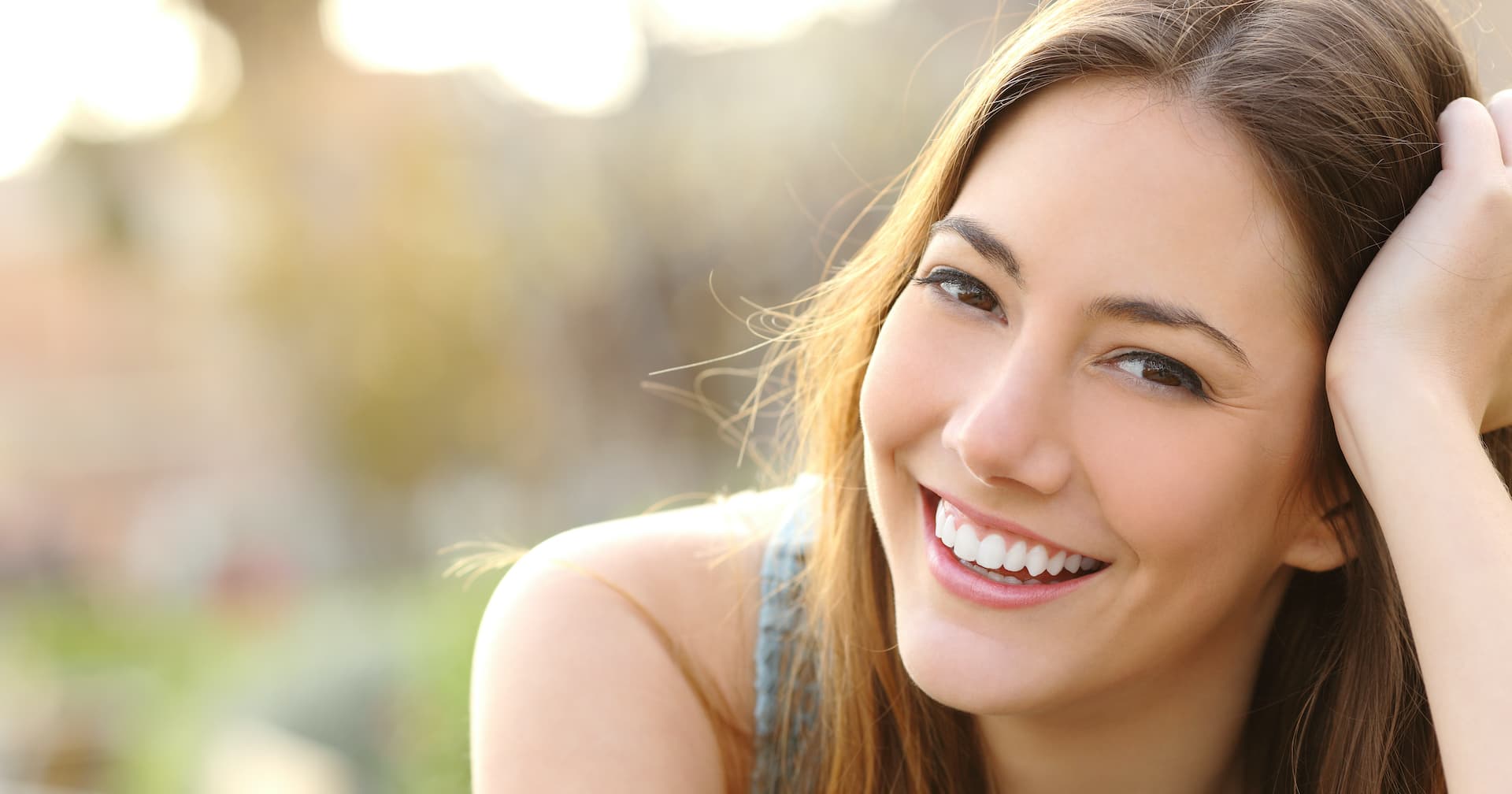 Smiling patient