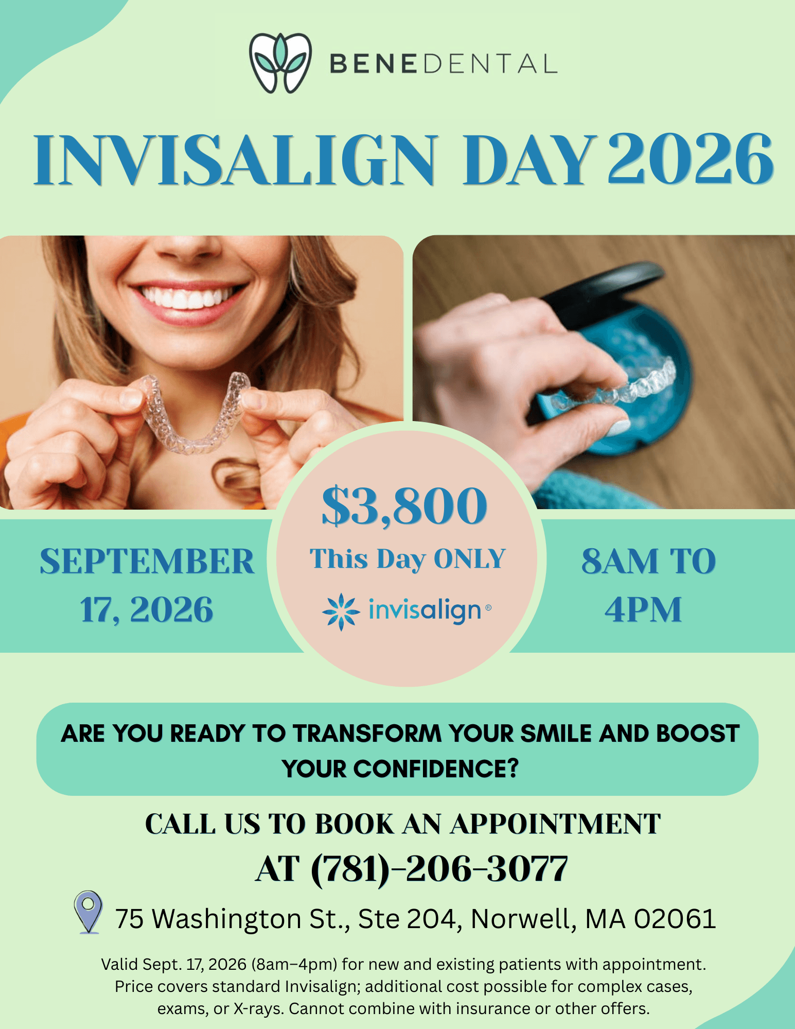 Norwell Invisalign Day 2026